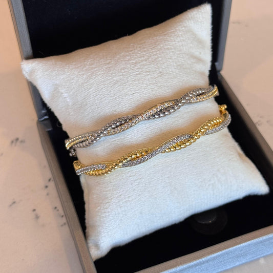 Two Braided Bangles