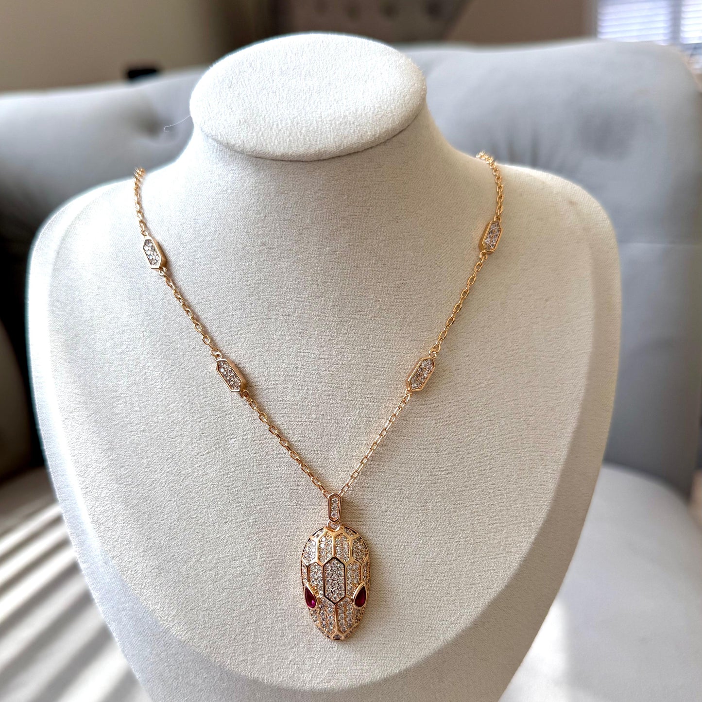 Volga Necklace (Rose Gold) 