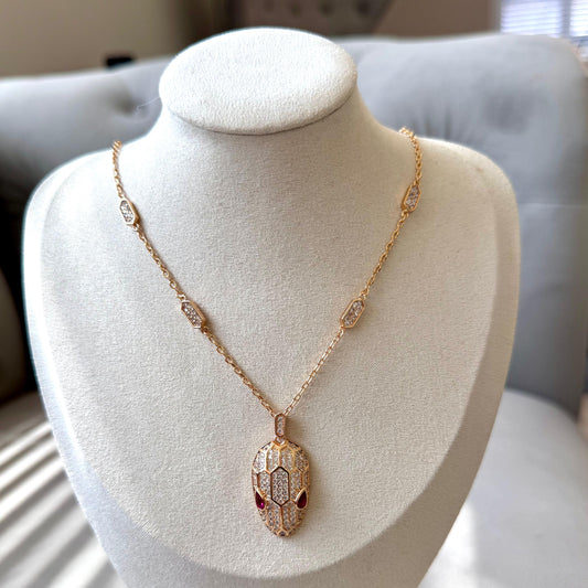 Volga Necklace (Rose Gold) 