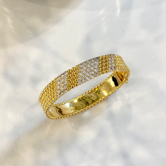 Alexa Bangle – Elegant Gold Plated Design